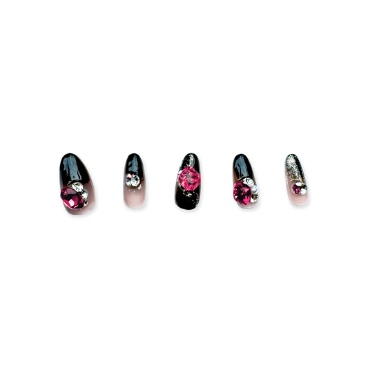 Arrogant Red - Instant nails, Handmade Luxury Press on nails, Fashion Accessories