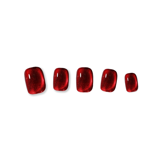 Ruby - Instant nails, Handmade Luxury Press on nails, Fashion Accessories